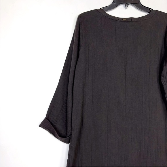NEW O'Neill Black Kayson Maxi Cover-Up Dress Size Small High Side Slits - Picture 10 of 14